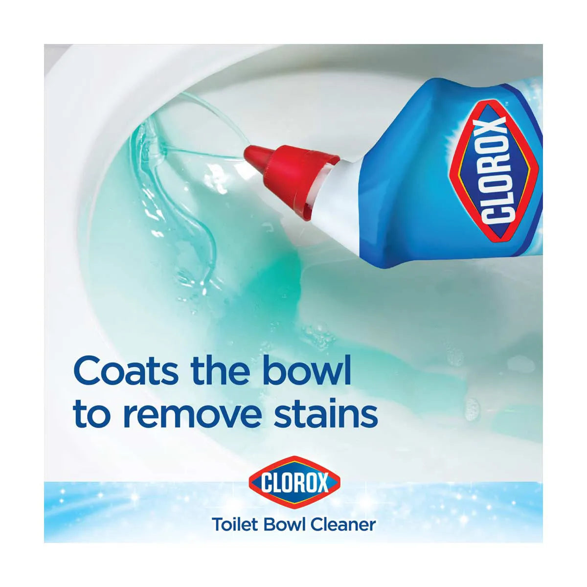 Clorox Toilet Bowl Cleaner, Rain Clean - 24 Ounces, Pack Of 2