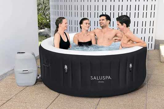 SaluSpa  Inflatable Hot Tub, 4-Person AirJet Spa