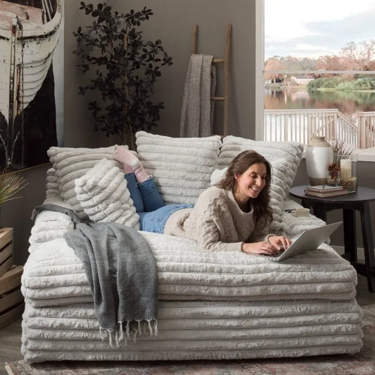 Comfy Upholstered Chaise Lounge