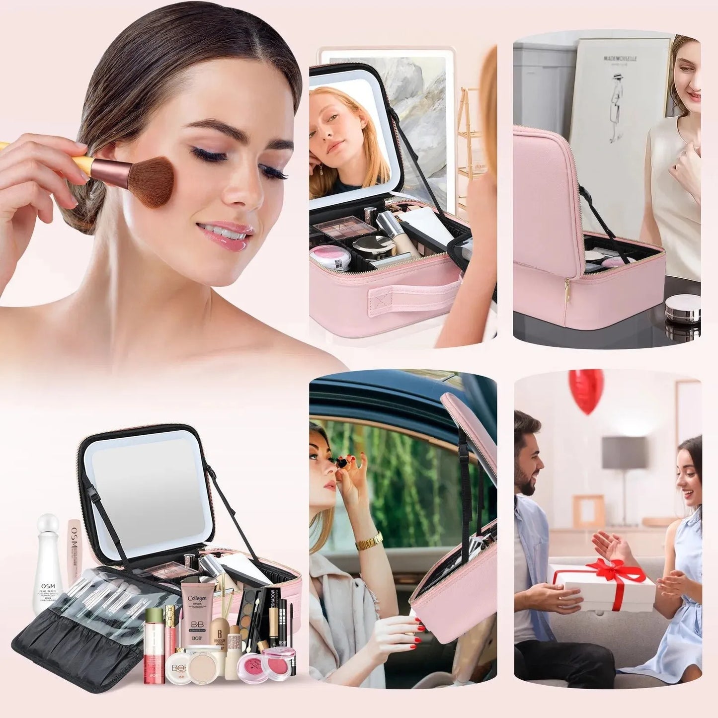 &#128293;Last Day 50% OFF &#128293;LED Make-Up Case