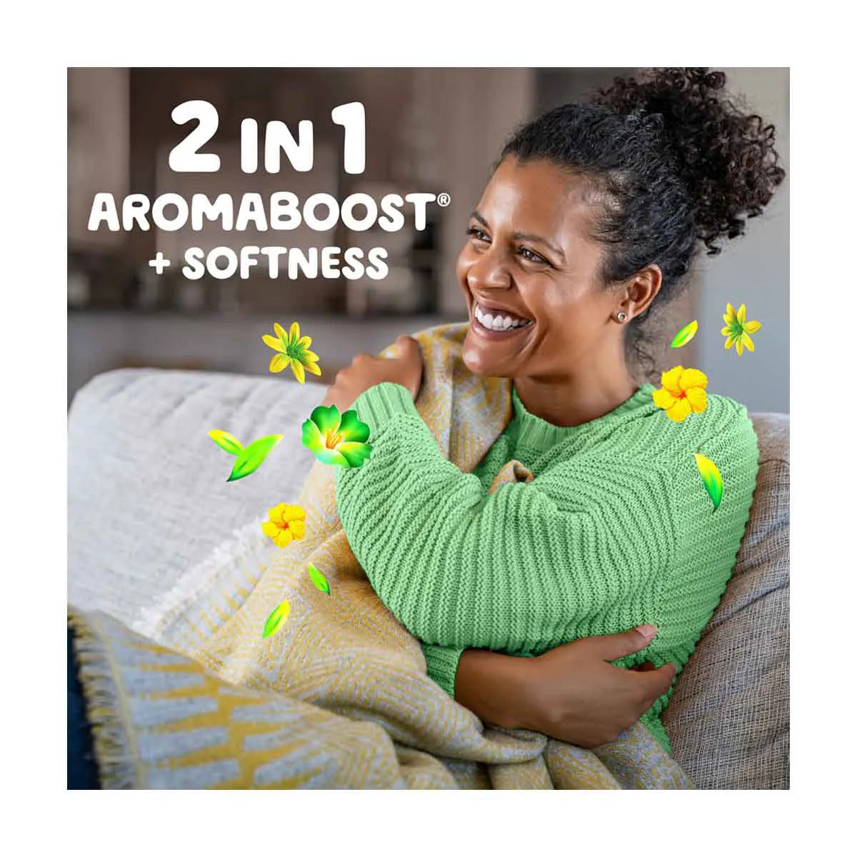 Gain Fabric Softener Dryer Sheets With 2-In-1 Aromaboost Plus Softness - Original Scent, 34 Ct