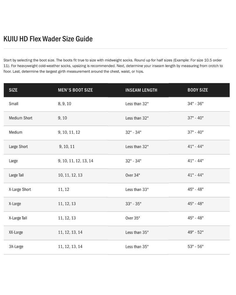 KUIU HD Flex Wader