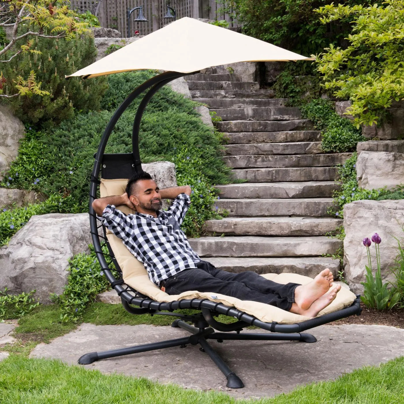 &#9889;Clearance Sale&#9889;&#10024;360 Degree Hammock Chair with Umbrella and Cushion&#10024;