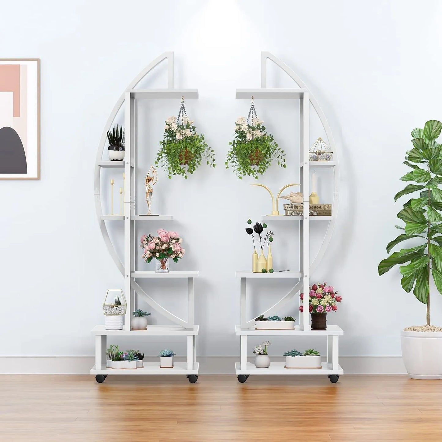 &#127885;Creative heart-shaped ladder plant frame&#127885;