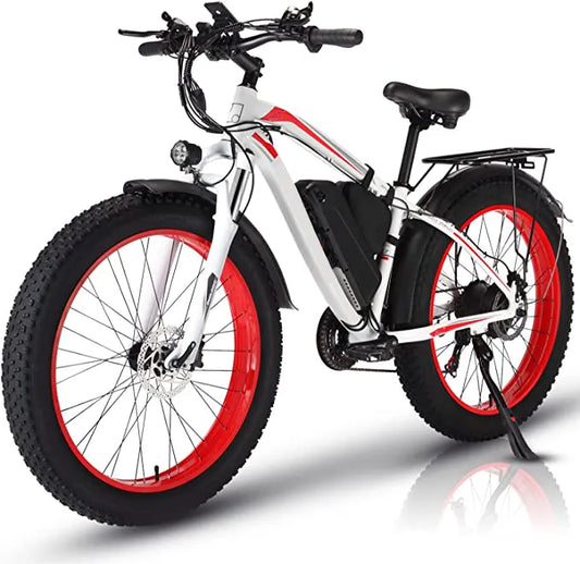 &#10024;Wide tire electric bike with 1000W 48V/17.5Ah removable battery 31MPH&#10024;