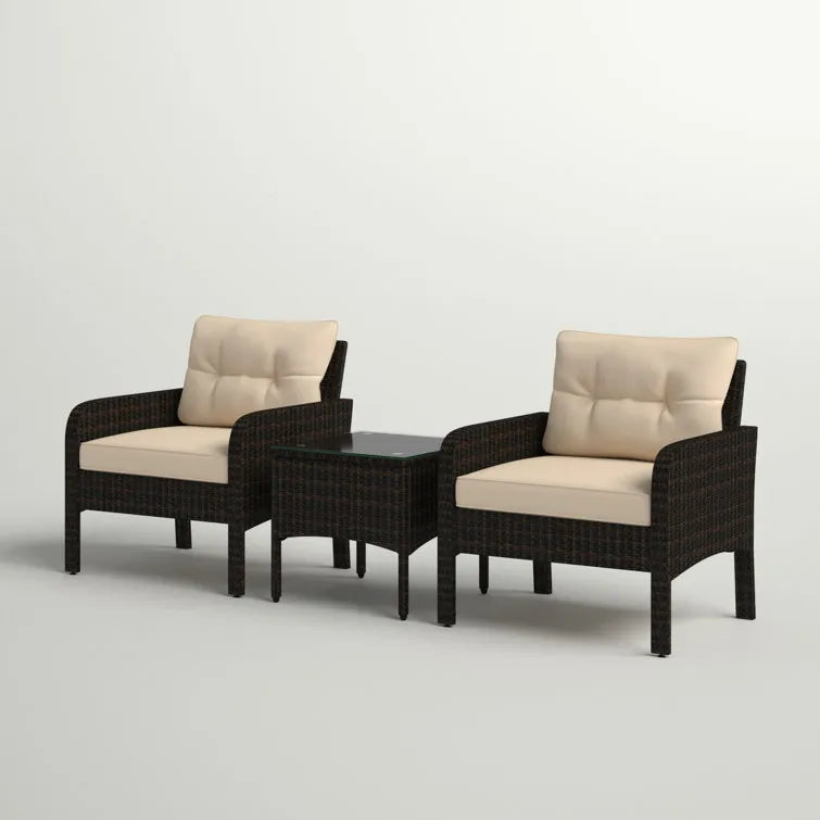 Earlville 2 - Person Outdoor Seating Group with Cushions