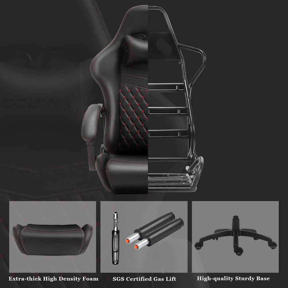 &#128525;Gaming Chair Office Chair PC Chair with Massage Lumbar Support, Racing Style