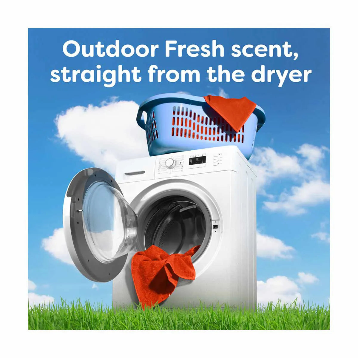 Bounce Fabric Softener Dryer Sheets - Outdoor Fresh Scent, 34 Ct