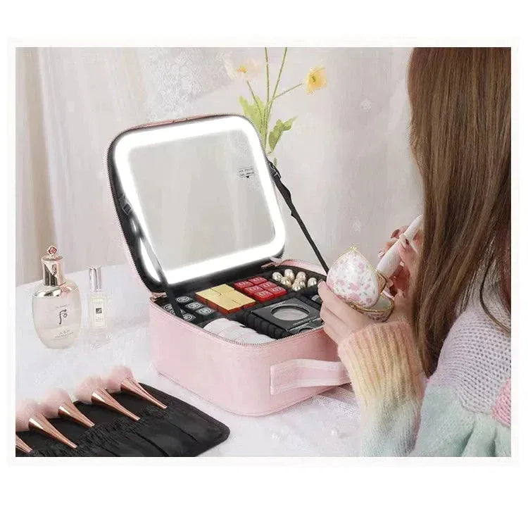&#128293;Last Day 50% OFF &#128293;LED Make-Up Case