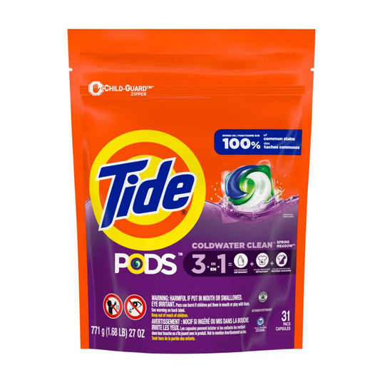 Tide Pods 3-In-1 Laundry Detergent Pacs - Spring Meadow, 31 Ct