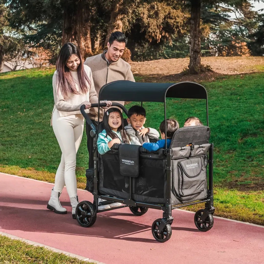 [&#128293;LIMITED TIME OFFER ONLY TODAY! ONLY ＄35.98!! ]W4 Elite Quad Stroller Wagon (4 Seater)