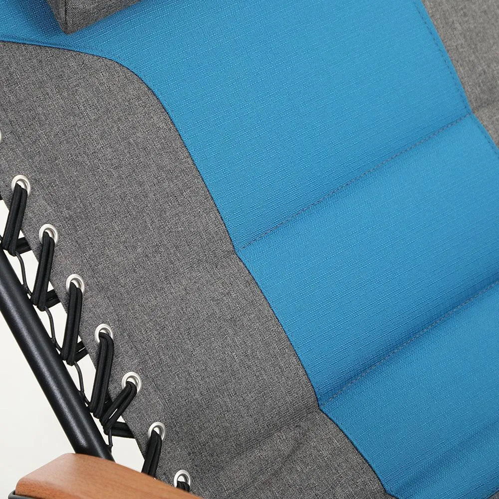 Oversized Padded Zero Gravity Chair with Cup Holder