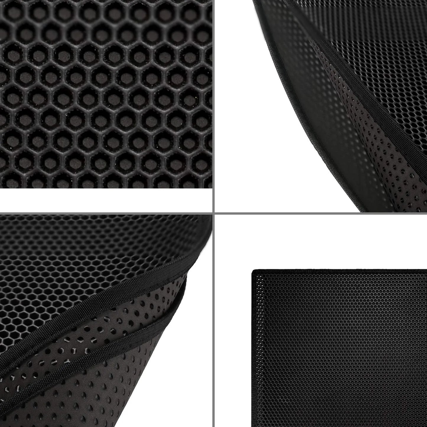 Pieviev Cat Litter Mat Double Layer Waterproof Urine Proof Trapping Mat 1 Pack (Gray, 24x15 Inch (Pack of 1))