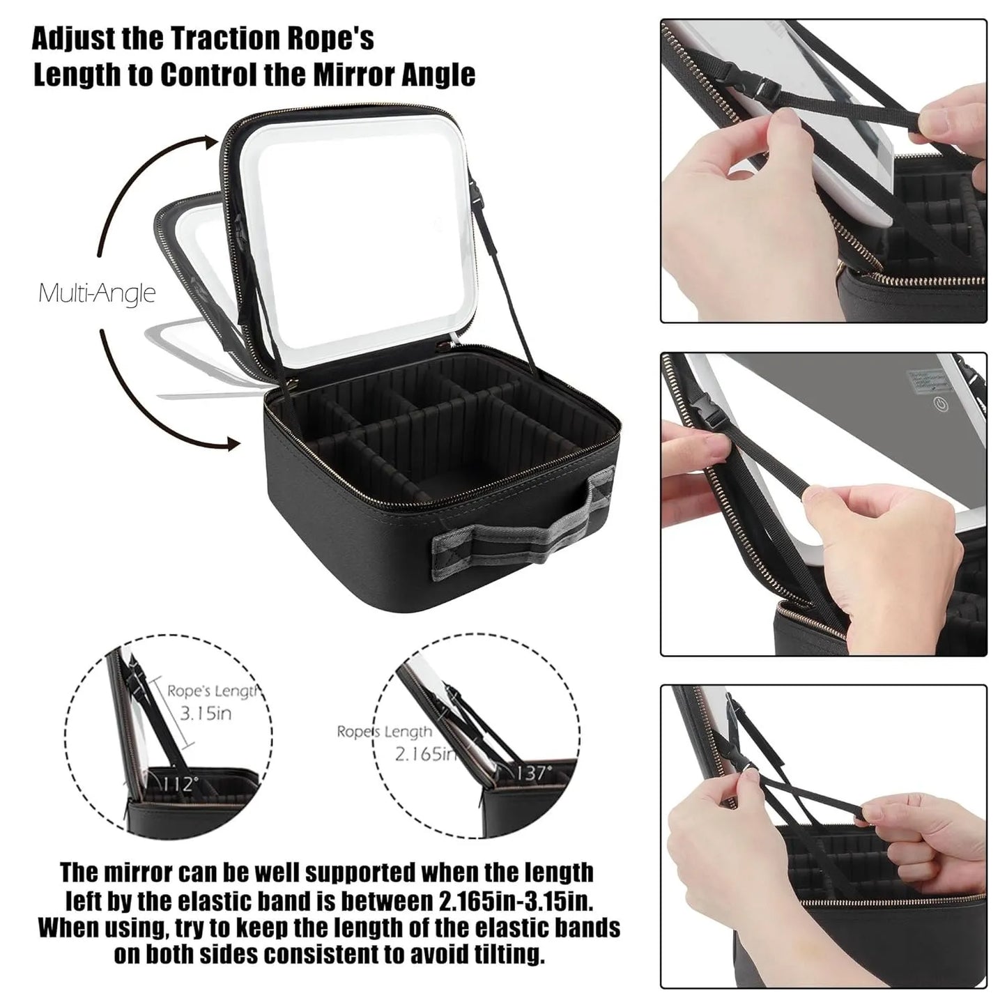 &#128293;Last Day 50% OFF &#128293;LED Make-Up Case