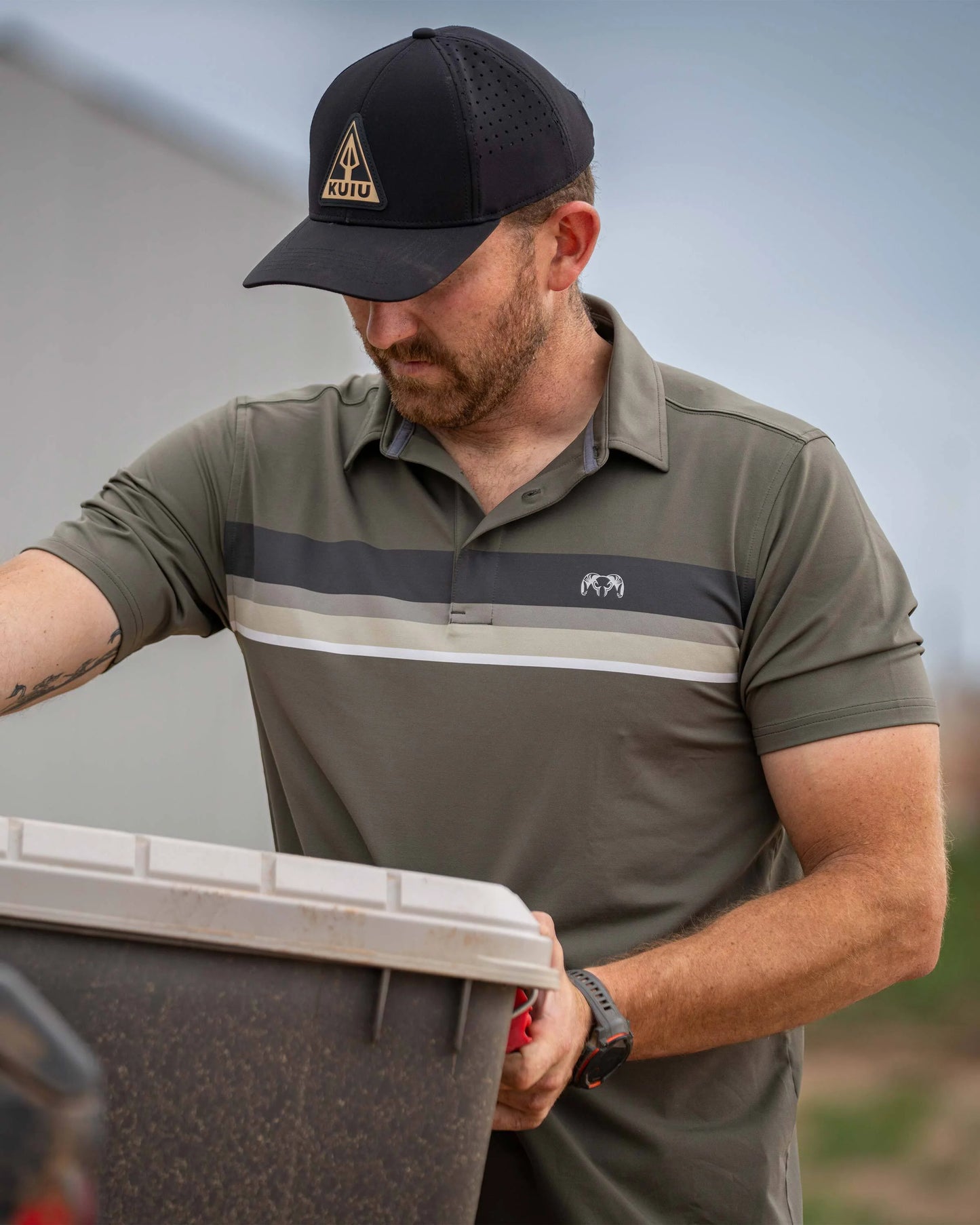 KUIU Performance Polo Stripe