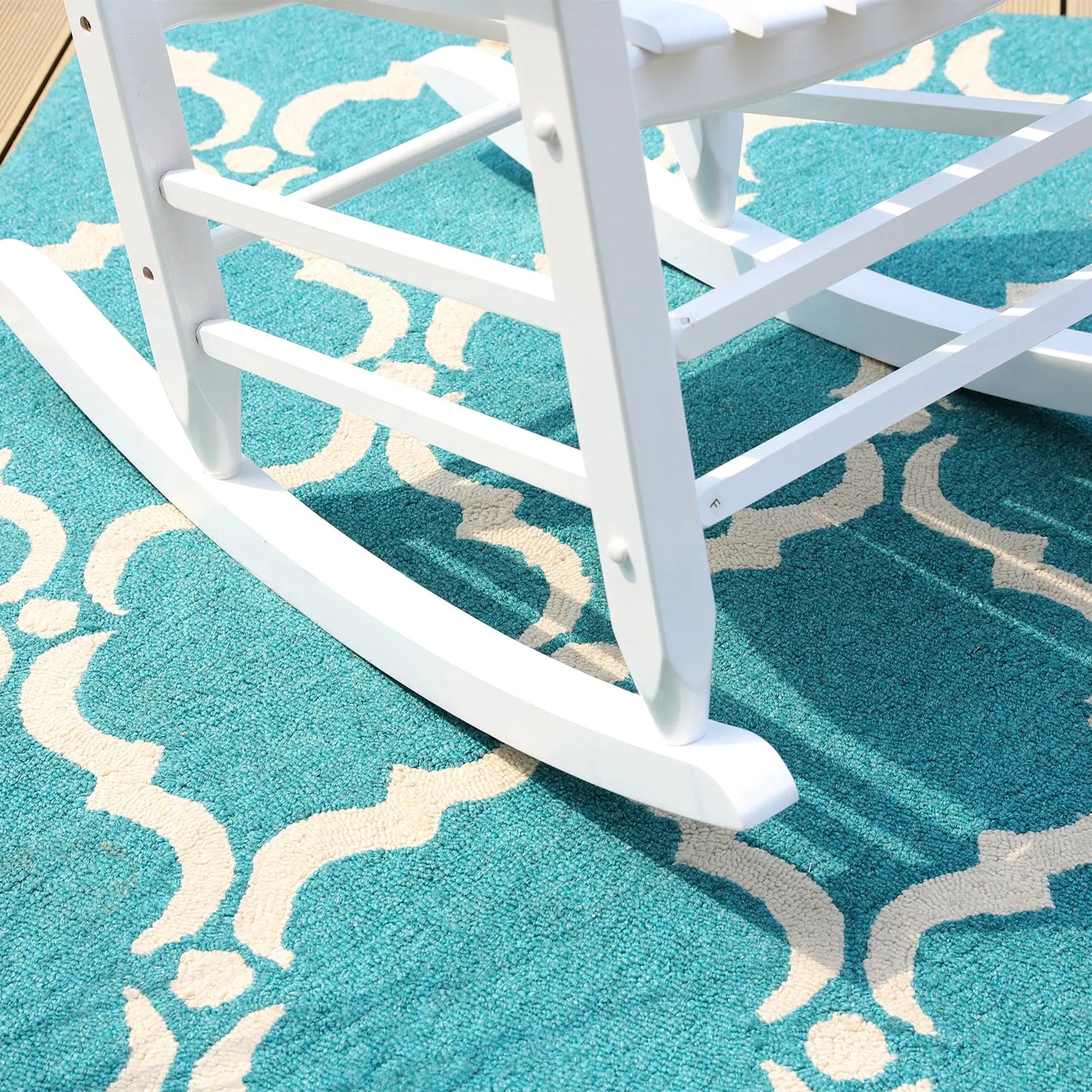 Outdoor & Indoor Wood Rocking Chair Porch Chair