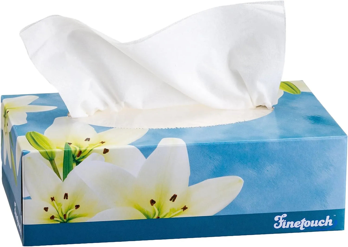 Soft Facial Tissues 2 Ply Box Of 130 Pack of 6 (780 Facial Tissues Toatal) Family Pack (6) Design may Vary