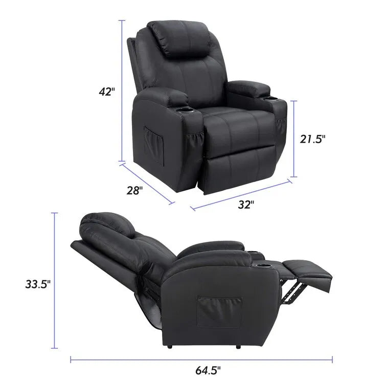 &#10024;Faux Leather Power Lift Recliner Chair with Massage and Heating Functions&#10024;