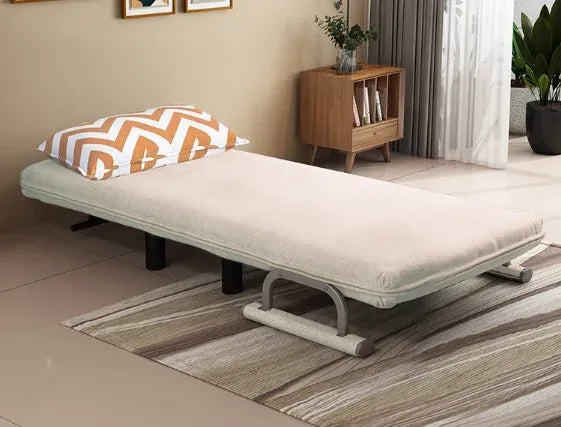 Folding sofa bed leisure recliner fabric breathable lazy sofa