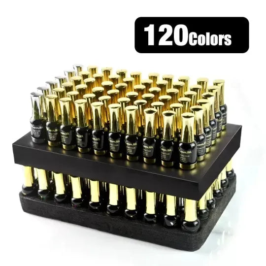 120 Pieces * 12ml Complete Nail Polish Set