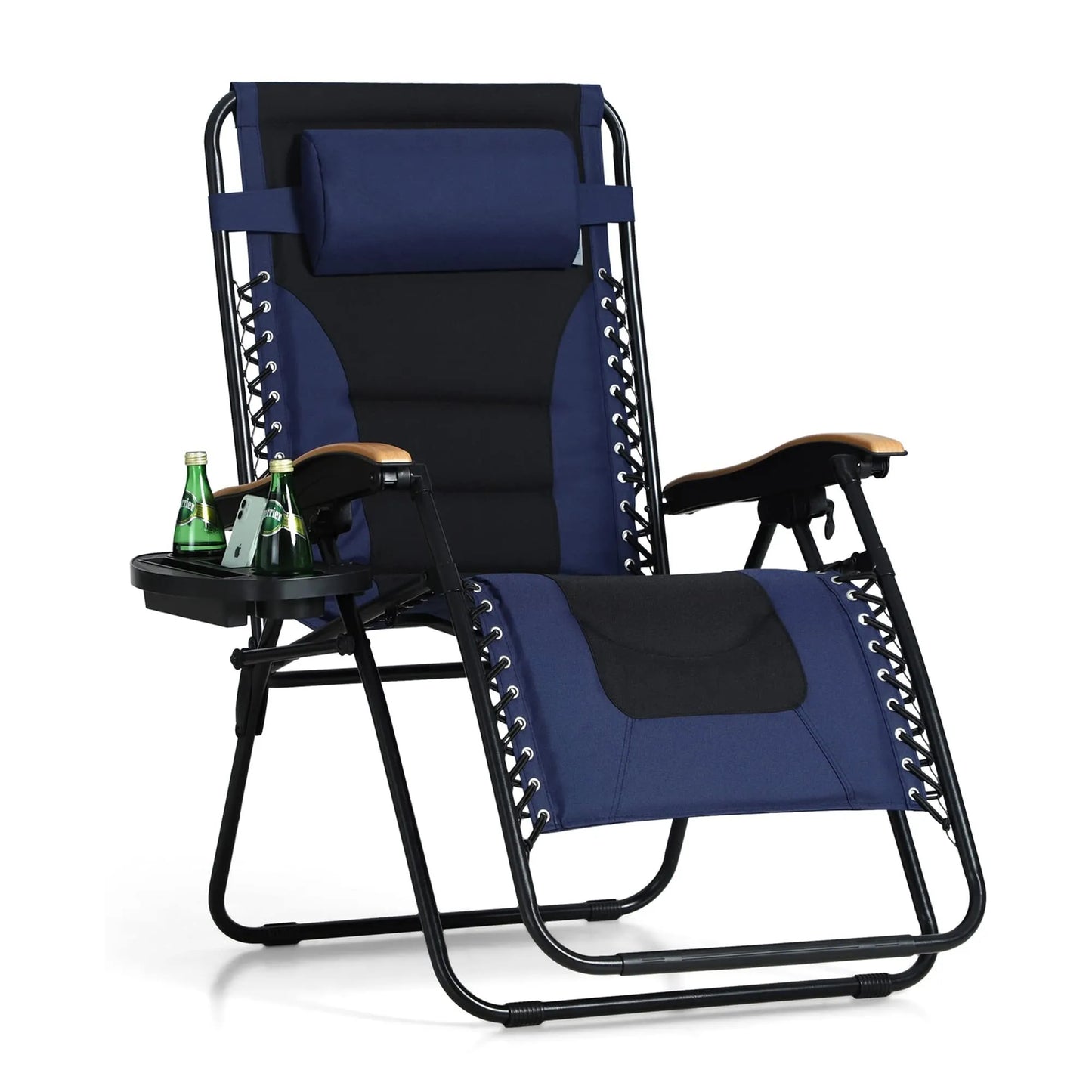 Lounge Chair Wide Armrest Adjustable Recliner