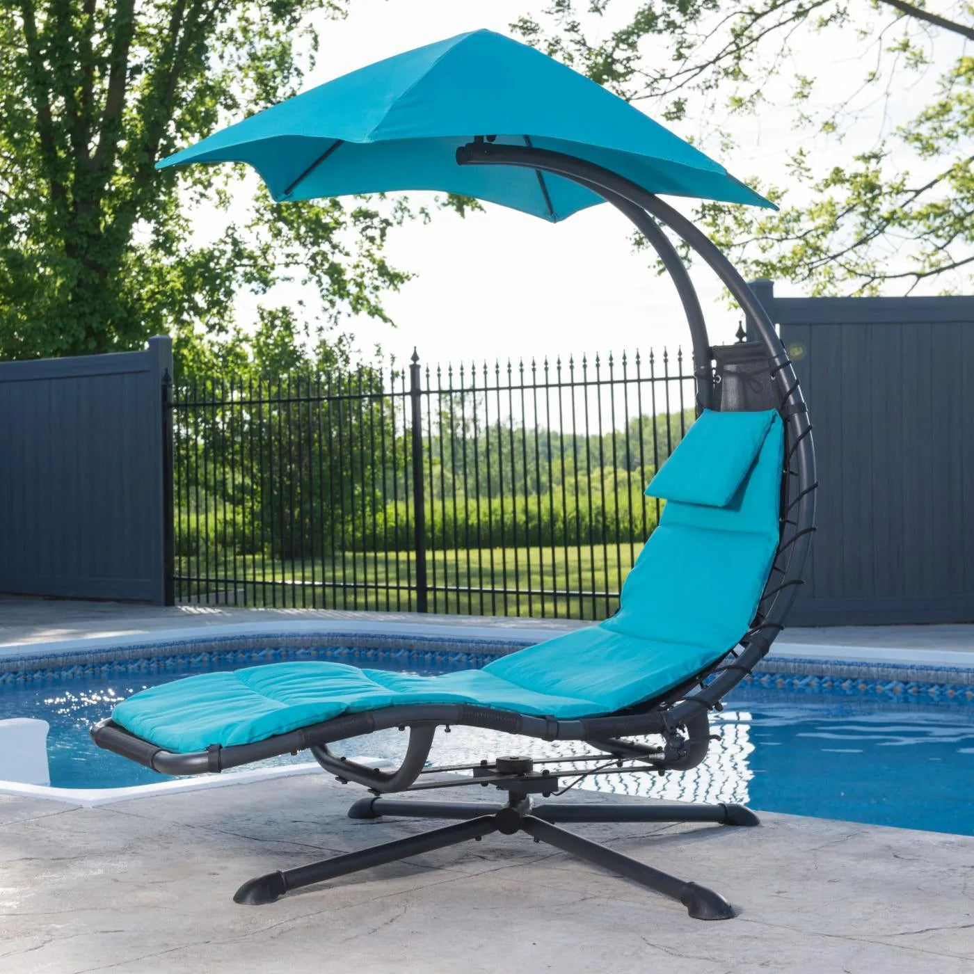 &#9889;Clearance Sale&#9889;&#10024;360 Degree Hammock Chair with Umbrella and Cushion&#10024;