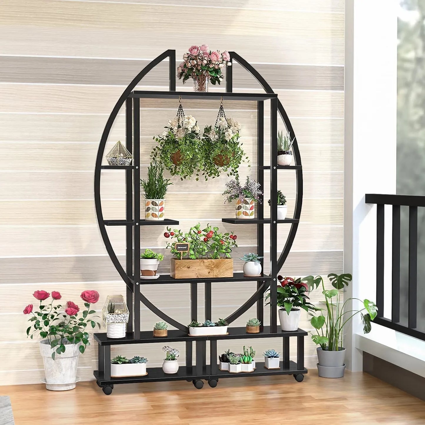 &#127885;Creative heart-shaped ladder plant frame&#127885;