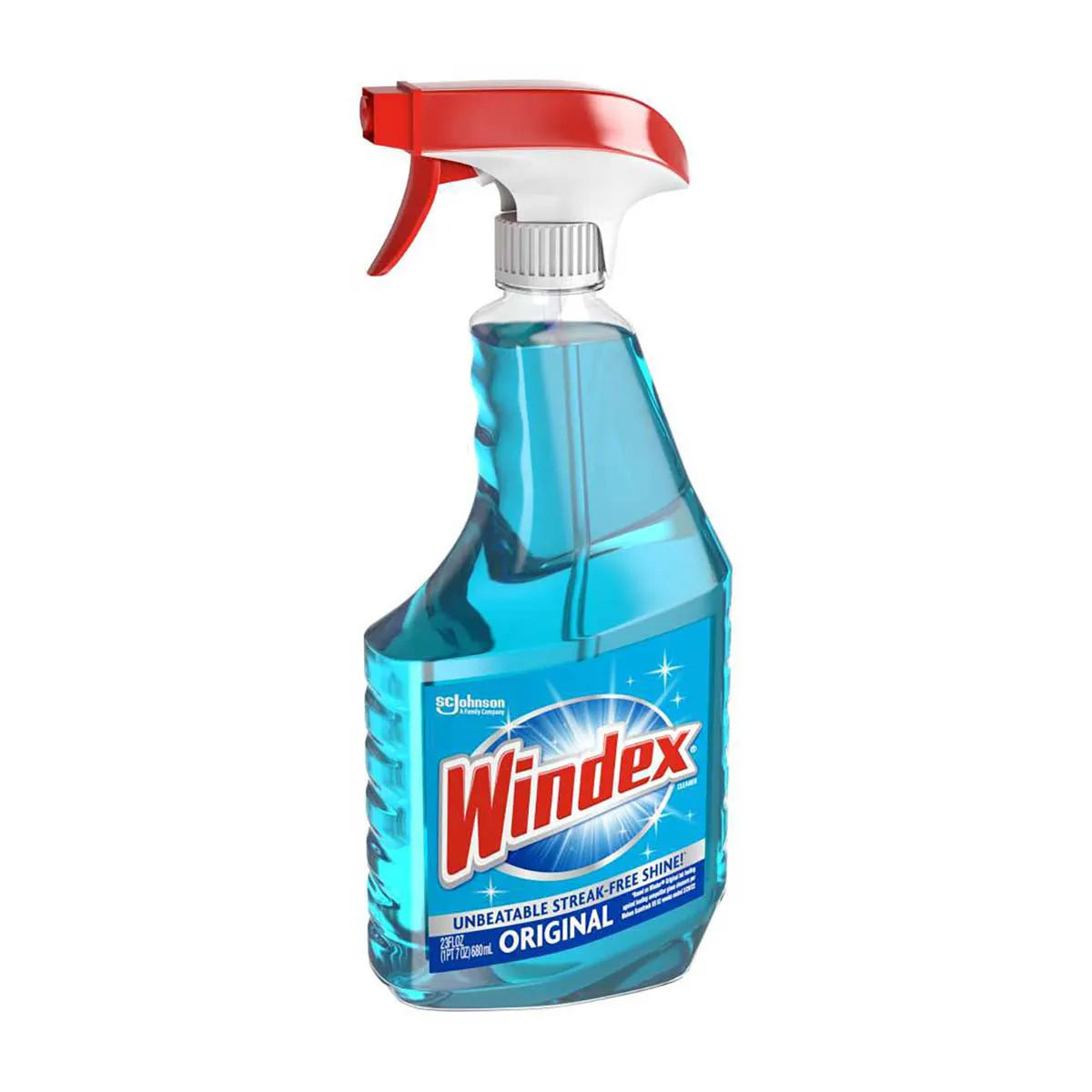 Windex Glass Cleaner, Original Blue, Spray Bottle, 23 Fl Oz