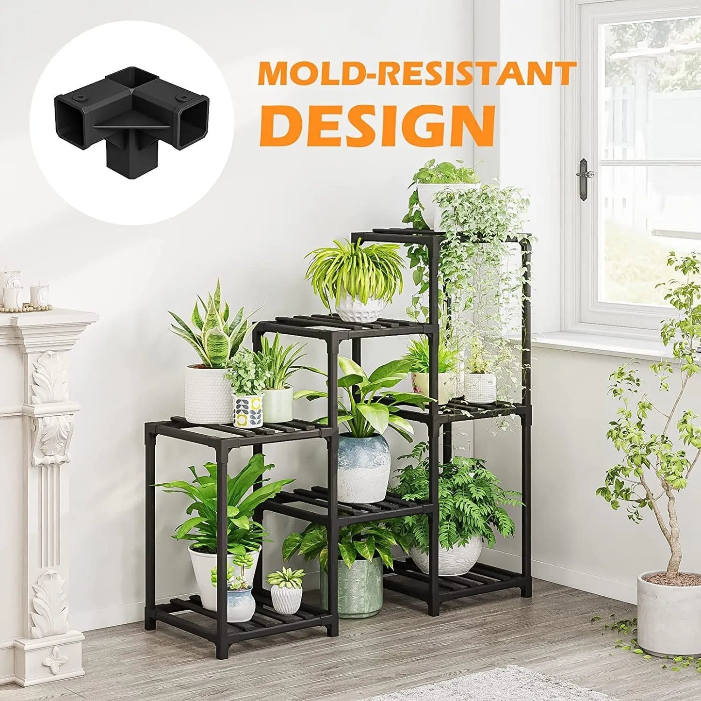 Plant stand indoor plant stand wooden outdoor multi-layer plant stand