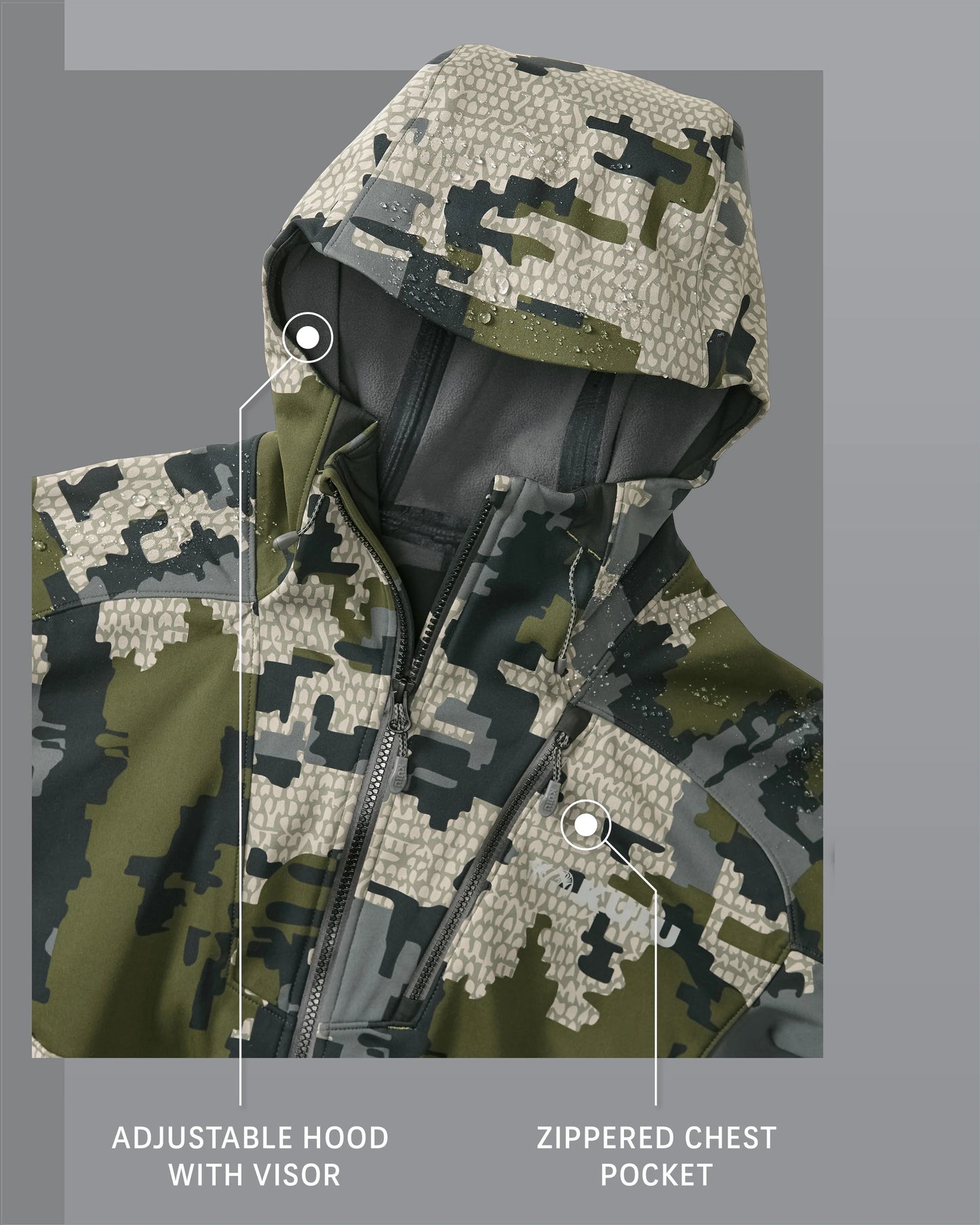 Axis Hybrid Hooded Jacket