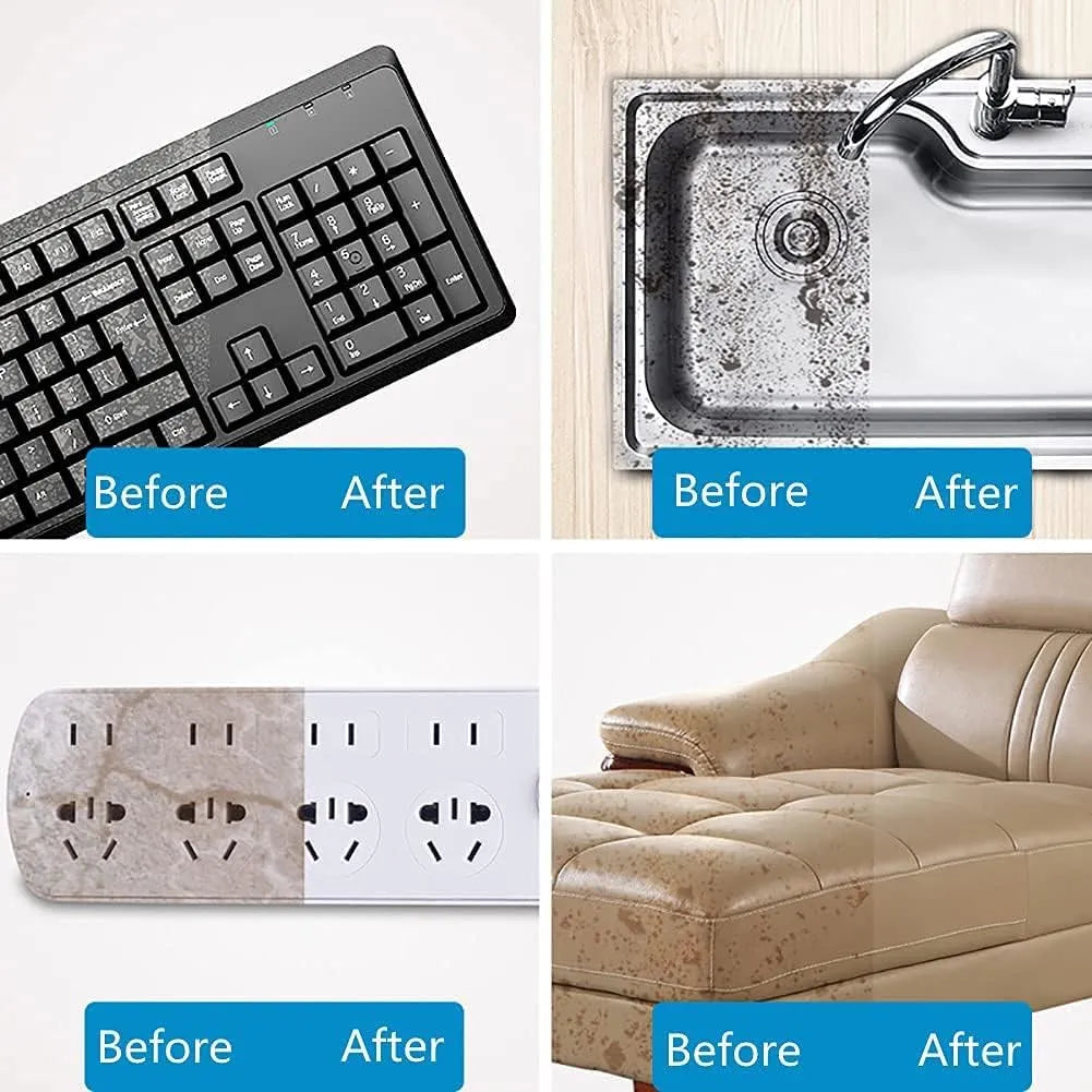 Melamine Sponge,100 Pack Magic Sponges Eraser Foam Cleaning Pads,Multi-Functional Household Cleaning Kitchen Dish Sponge for Furniture,Bathroom,Bathtub, Sink,Floor, Baseboard, Wall Cleaner