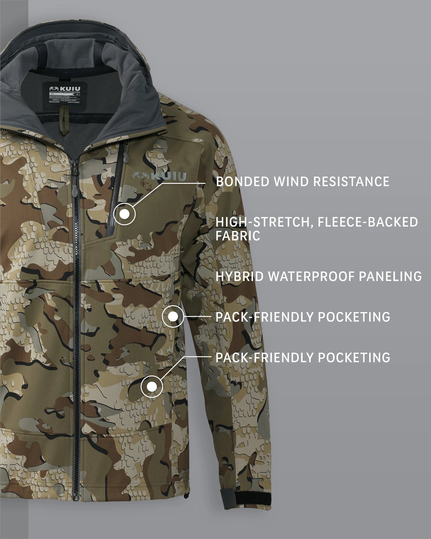 Axis Hybrid Hooded Jacket