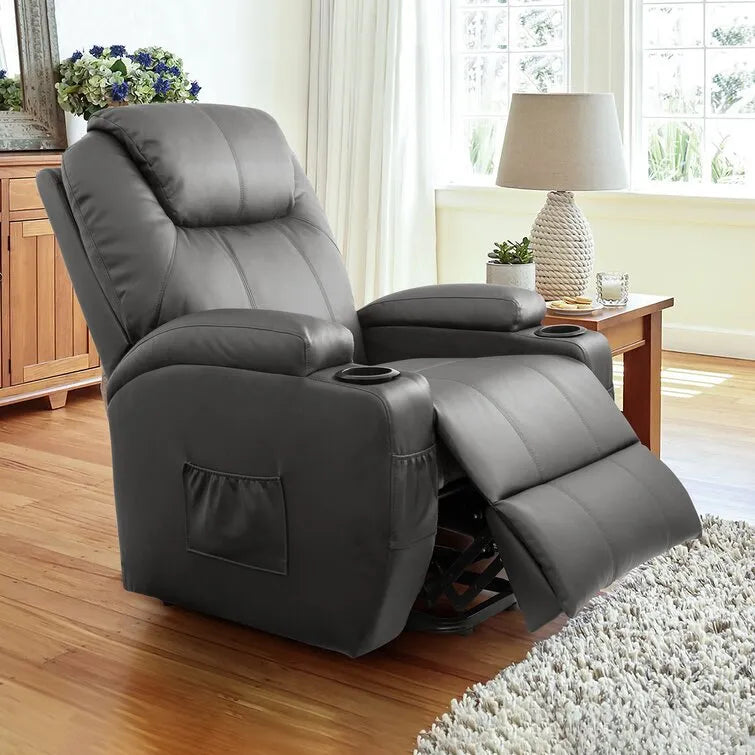 &#10024;Faux Leather Power Lift Recliner Chair with Massage and Heating Functions&#10024;