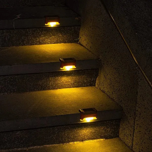 LED Solar Lamp Path Staircase Outdoor Waterproof Wall Light